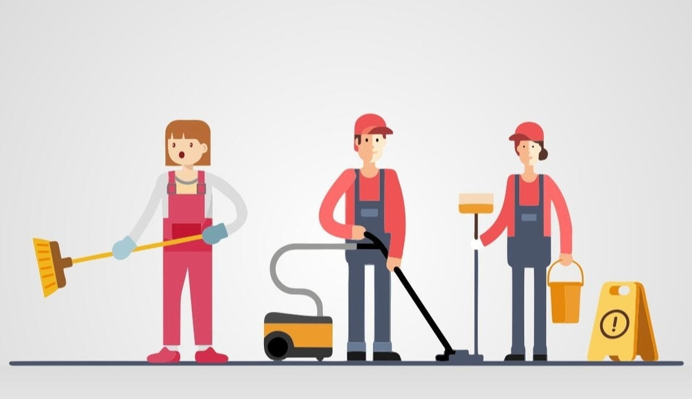 一次清理收费上万元 一些年轻人俯身做保洁